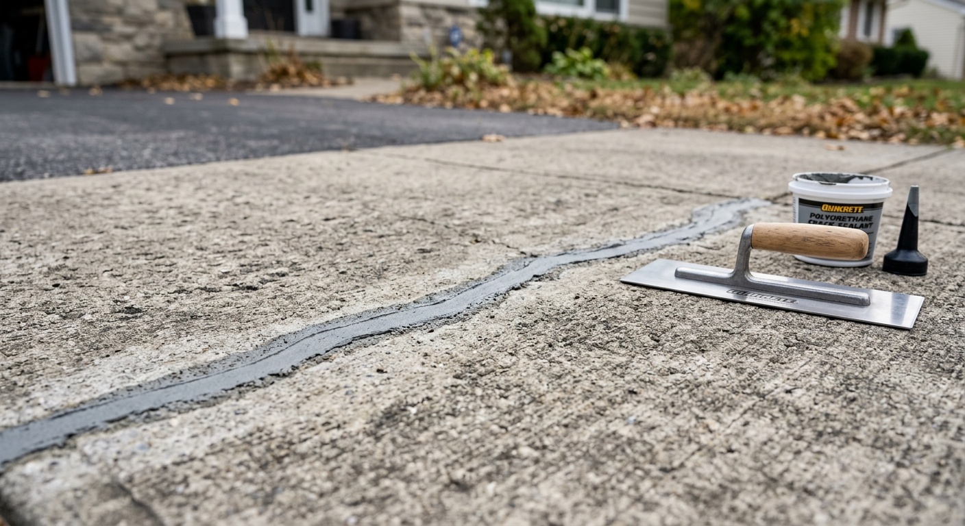 Concrete crack repair
